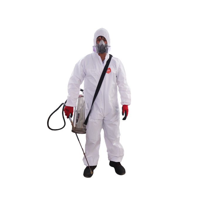 Traje descartable de protección biológica y química