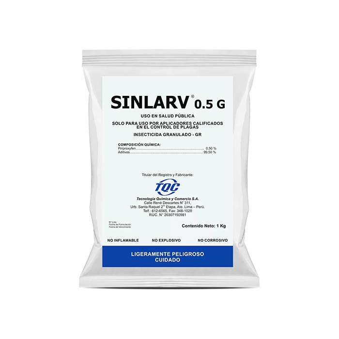 Piriproxifen 0.5% bolsa 1 kg Nacional para control vectorial
