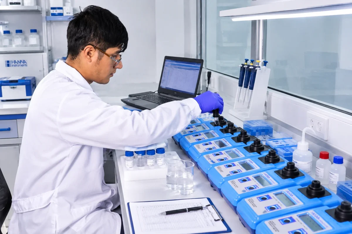 Servicio de calibración de equipos para analisis de agua